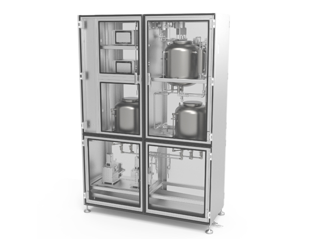 过滤真空搅拌除泡存液清洗柜